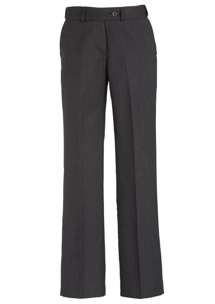 Biz Corporates Womens Cool Stretch Adjustable Waist Pant (10115) Charcoal