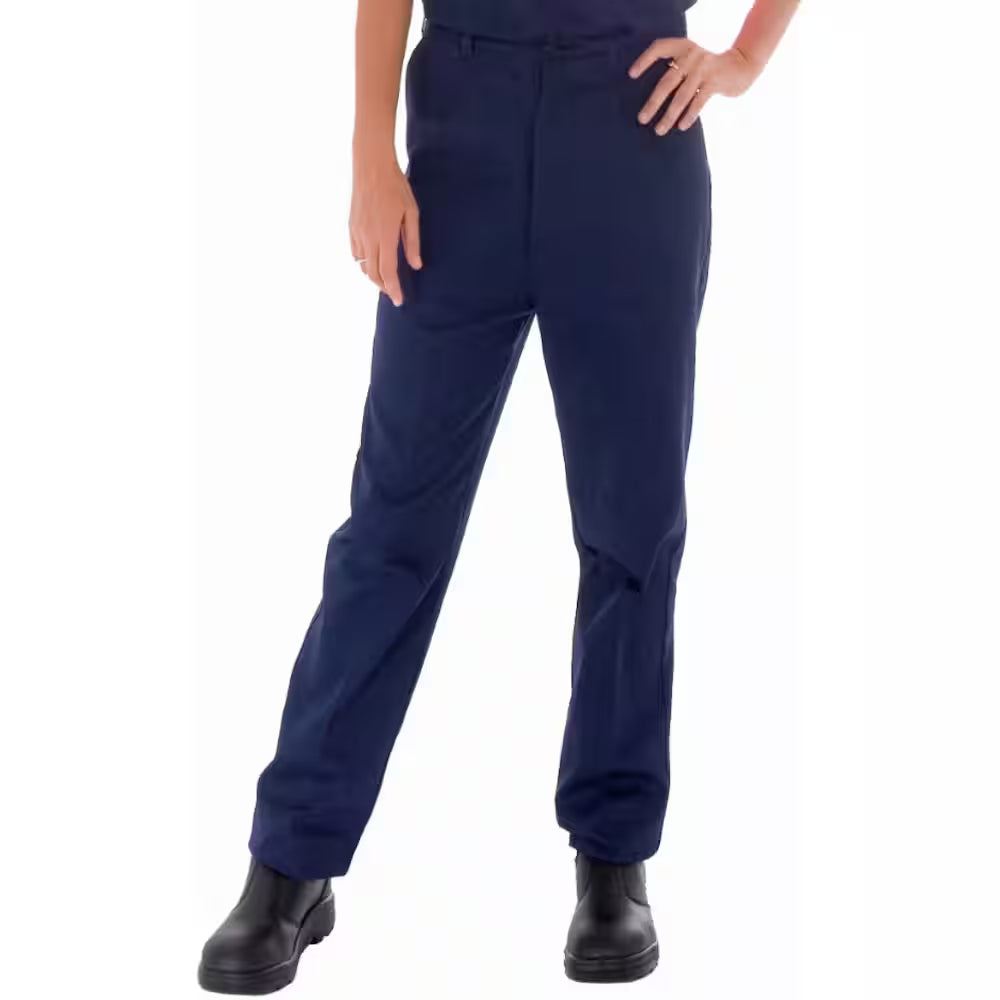 DNC 3321 Ladies Trousers - Drill - Cotton - Navy