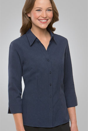 Ladies Shirt/Blouse – Ezylin Breathable Polyester – Charcoal
