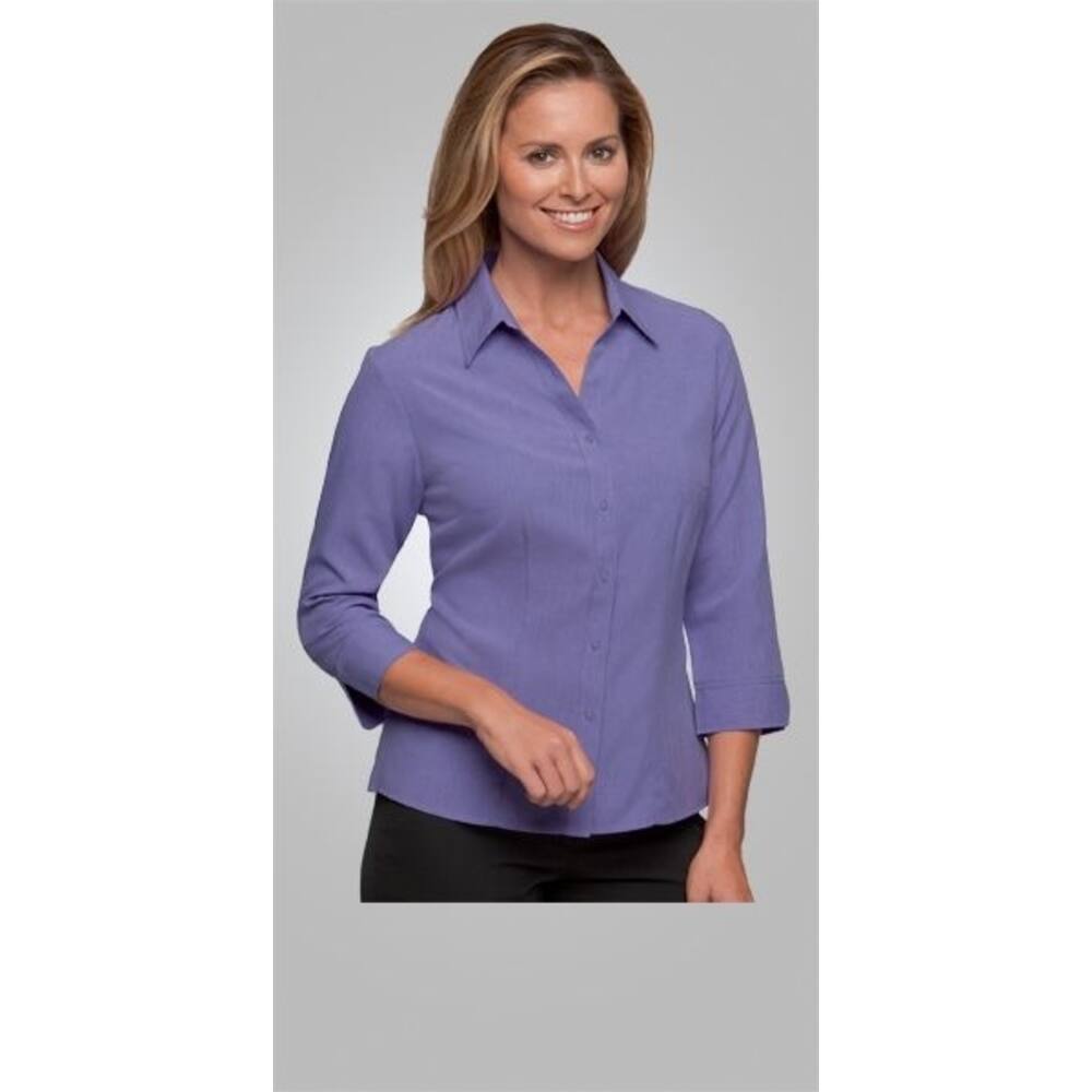 Ladies Shirt/Blouse – Ezylin Breathable Polyester – Charcoal