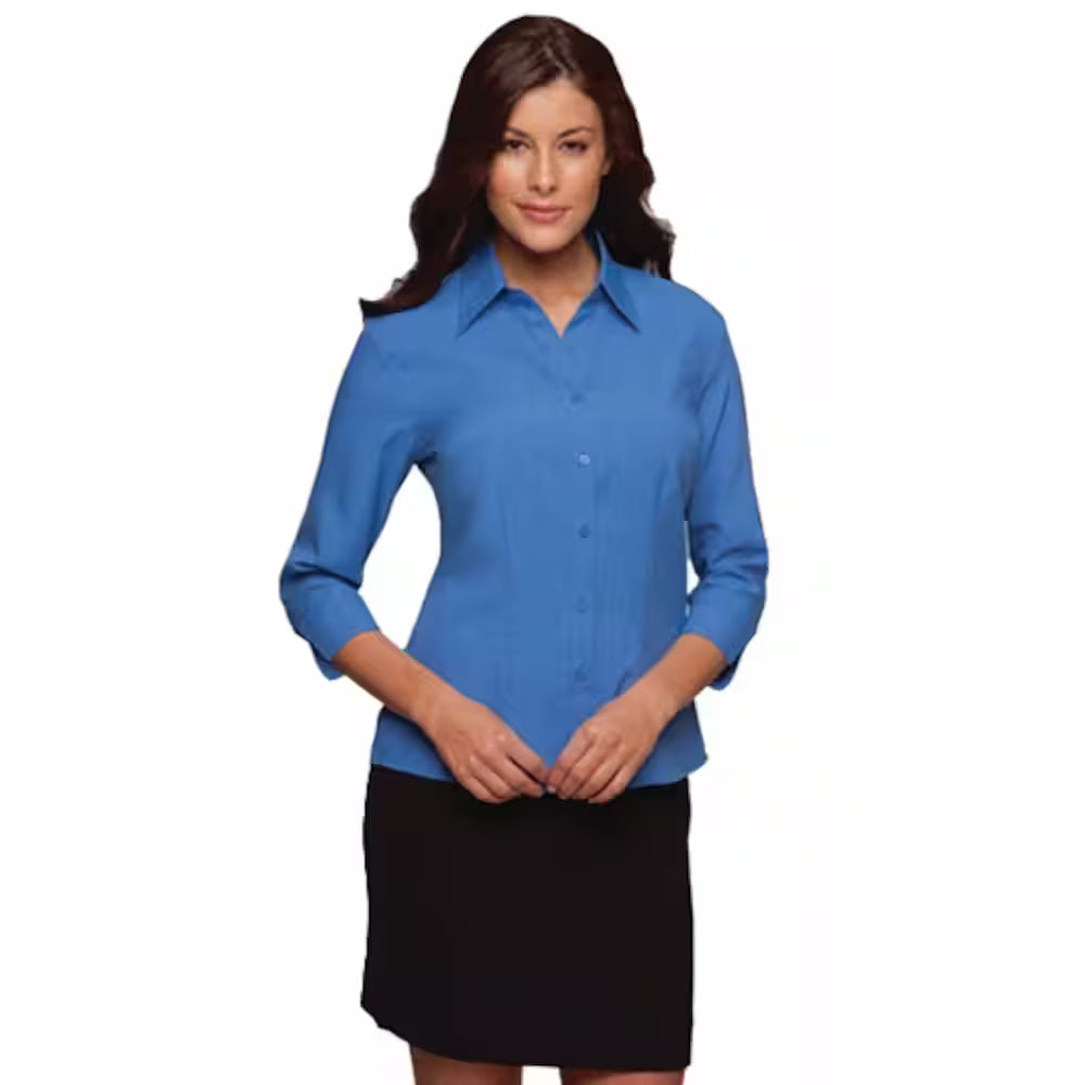 Ladies Shirt/Blouse – Ezylin Breathable Polyester – Charcoal