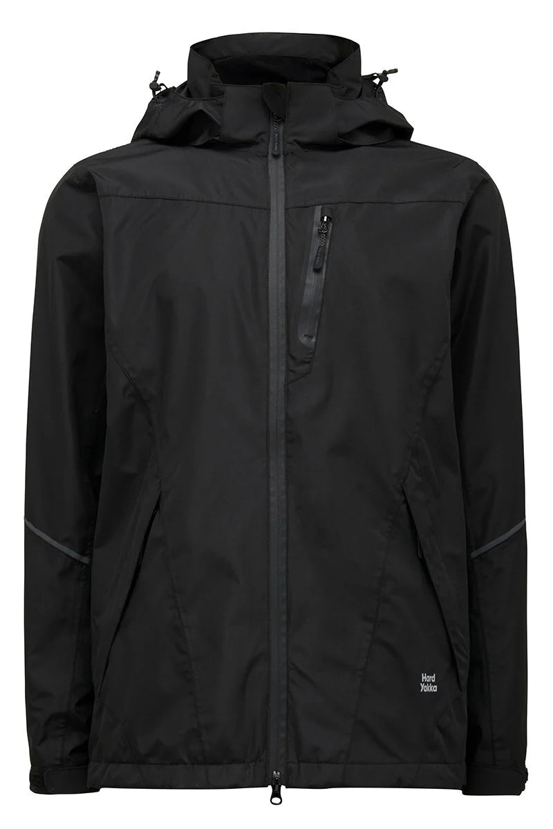 Hard Yakka Mens Orbit Shell Water Proof Jacket Breathable Zip Pockets Y06721