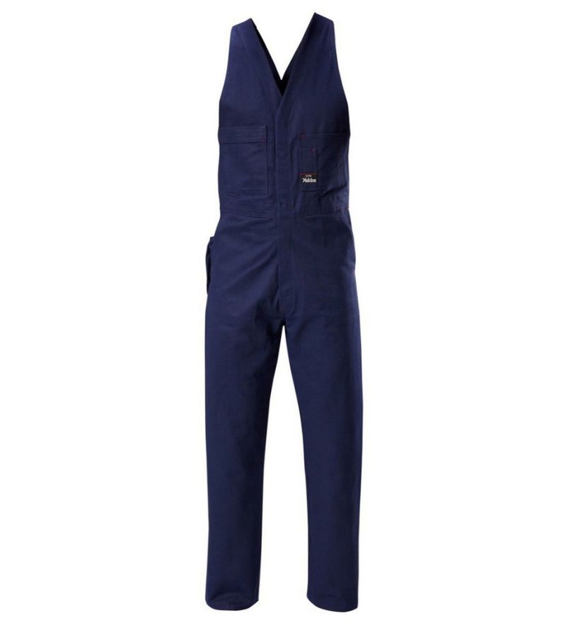HARD YAKKA COTTON DRILL ACTION BACK OVERALLS