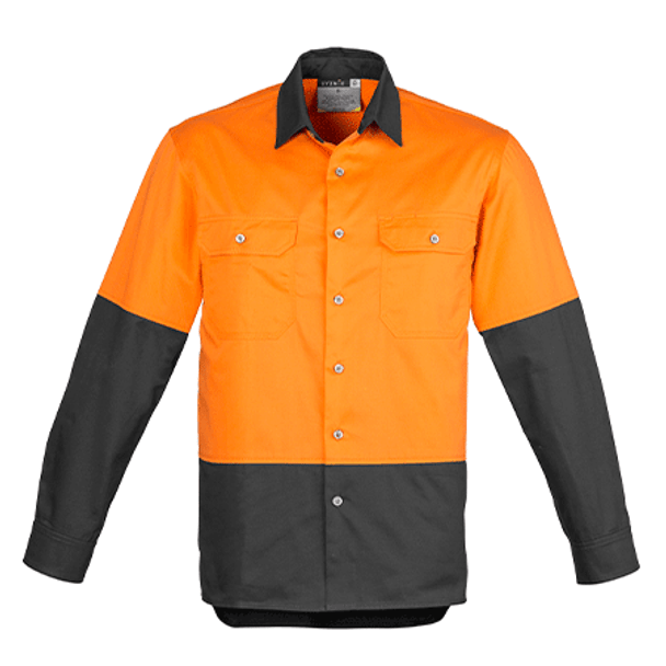 Syzmik ZW122 - Mens Hi Vis Spliced Industrial Shirt