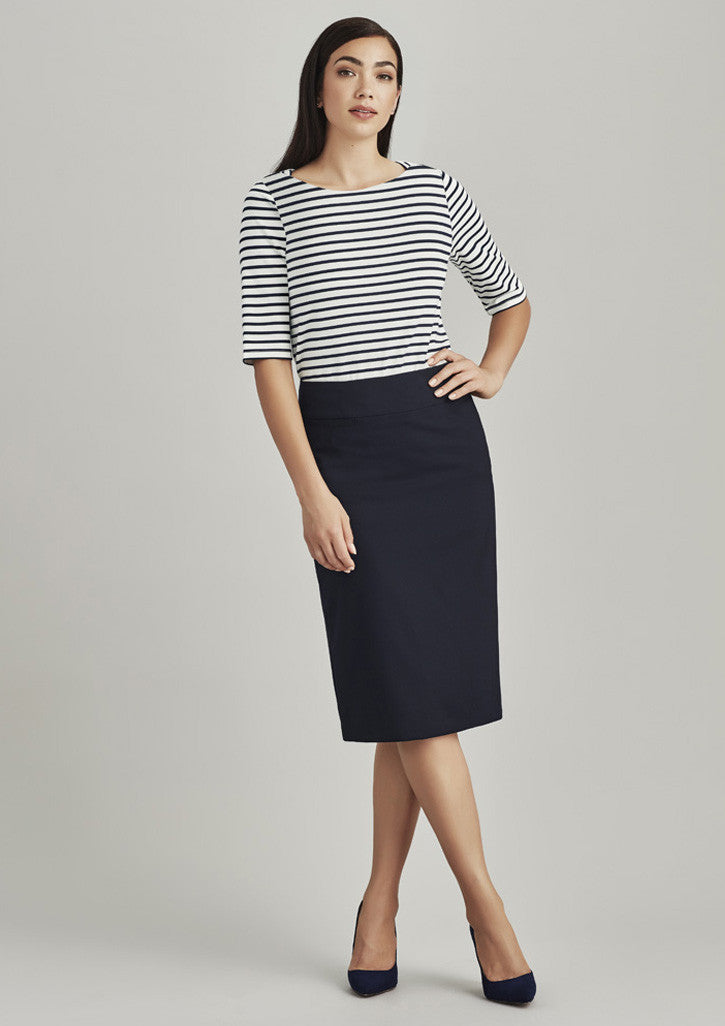 Ladies Relaxed Fit Skirt - 24011 - Black